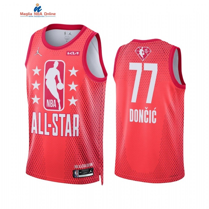 Maglia NBA 2022 All Star #77 Luka Doncic Rosso Acquista