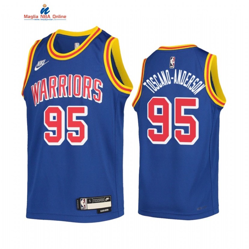 Maglia NBA Bambino Golden State Warriors #95 Juan Toscano Anderson 75th Reale Classic 2022-23 Acquista