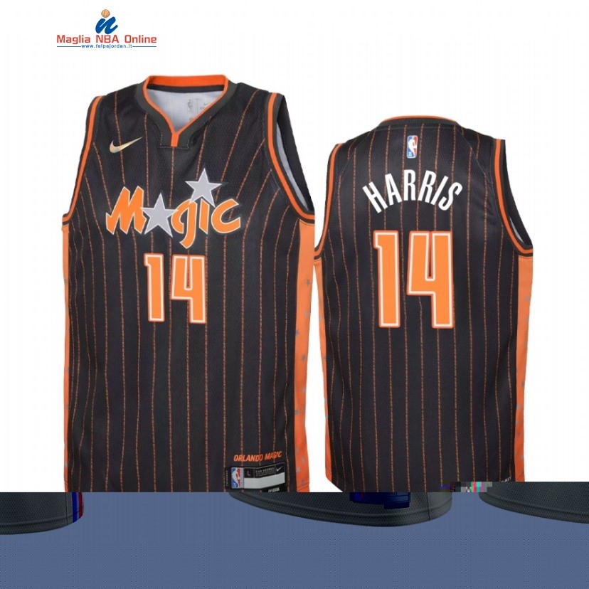 Maglia NBA Bambino Orlando Magic #14 Gary Harris Nero Città 2022-23 Acquista