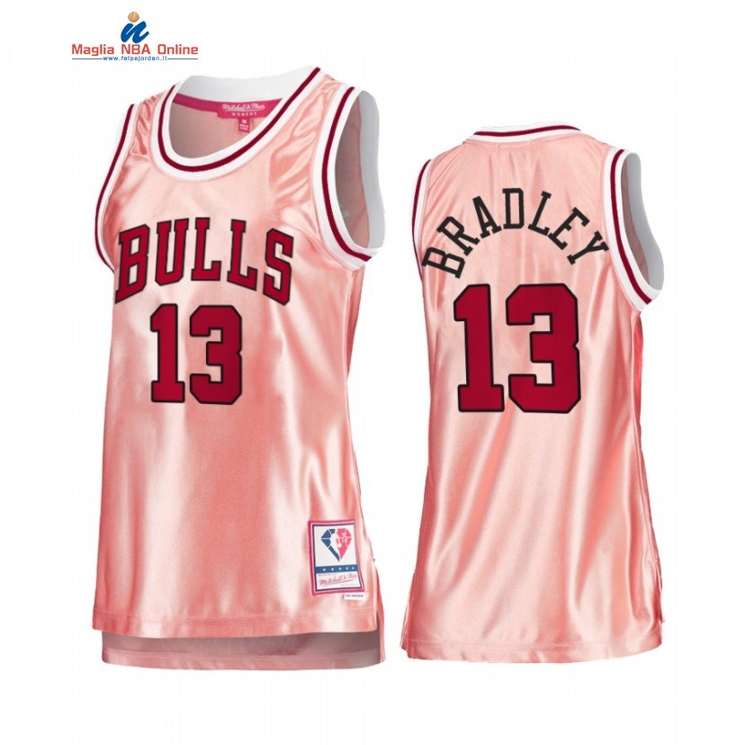 Maglia NBA Donna Chicago Bulls #13 Tony Bradley 75th Anniversario Rosa Oro 2022 Acquista