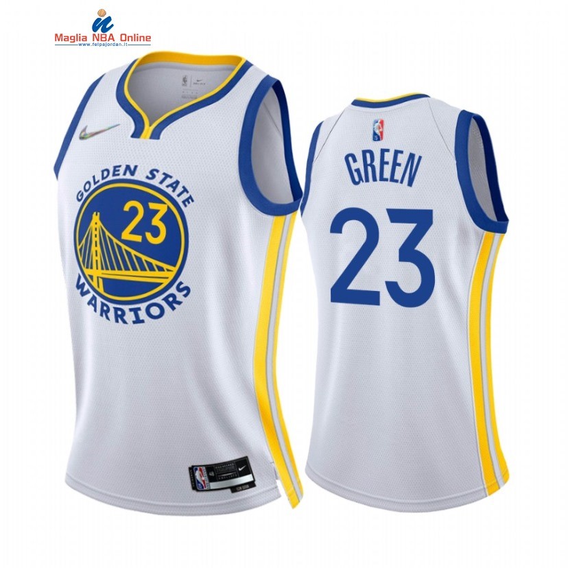 Maglia NBA Donna Golden State Warriors #23 Draymond Green Bianco Association 2022 Acquista