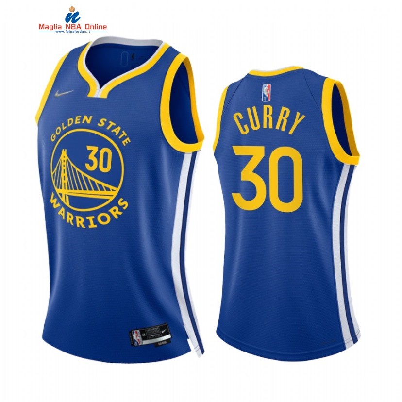 Maglia NBA Donna Golden State Warriors #30 Stephen Curry Reale Icon 2022 Acquista