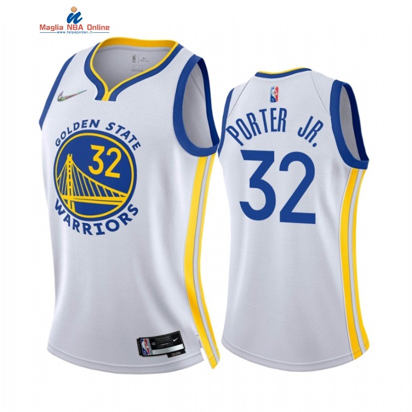 Maglia NBA Donna Golden State Warriors #32 Otto Porter Jr. Bianco Association 2022 Acquista