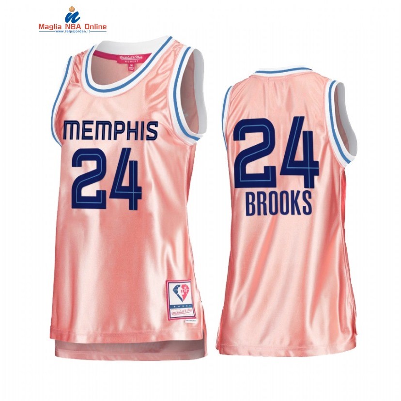 Maglia NBA Donna Memphis Grizzlies #24 Dillon Brooks 75th Anniversario Rosa Oro 2022 Acquista