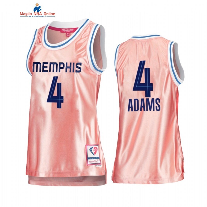 Maglia NBA Donna Memphis Grizzlies #4 Steven Adams 75th Anniversario Rosa Oro 2022 Acquista