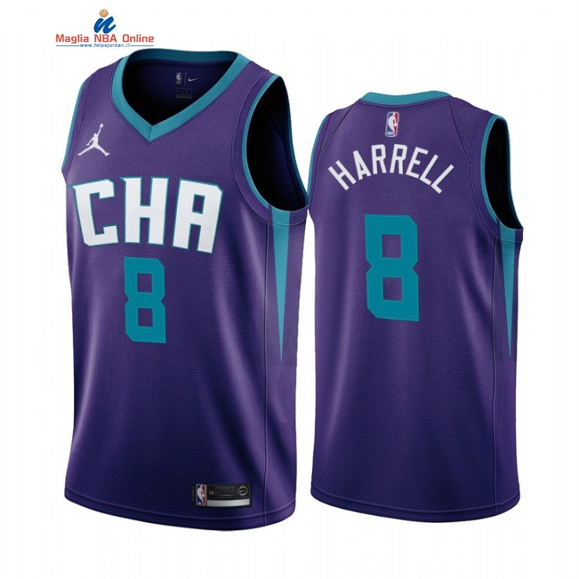 Maglia NBA Jordan Charlotte Hornets #8 Montrezl Harrell Porpora Statement 2022 Acquista