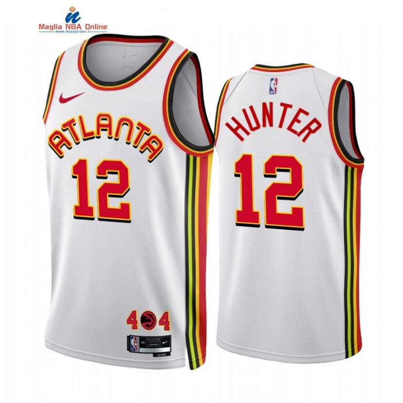 Maglia NBA Nike Atlanta Hawks #12 De'Andre Hunter Bianco Association 2022-23 Acquista