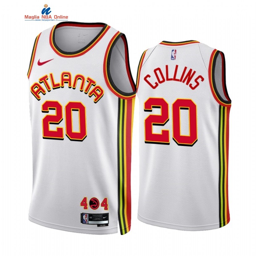 Maglia NBA Nike Atlanta Hawks #20 John Collins Bianco Association 2022-23 Acquista