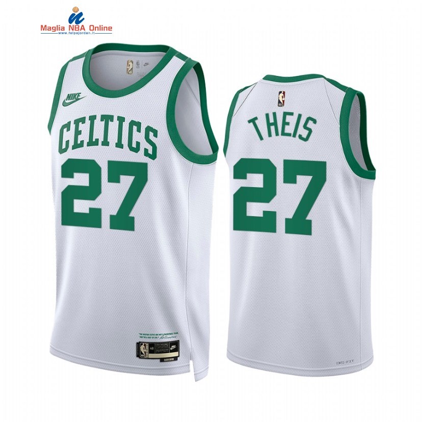Maglia NBA Nike Boston Celtics #27 Daniel Theis Bianco Classic 2022 Acquista