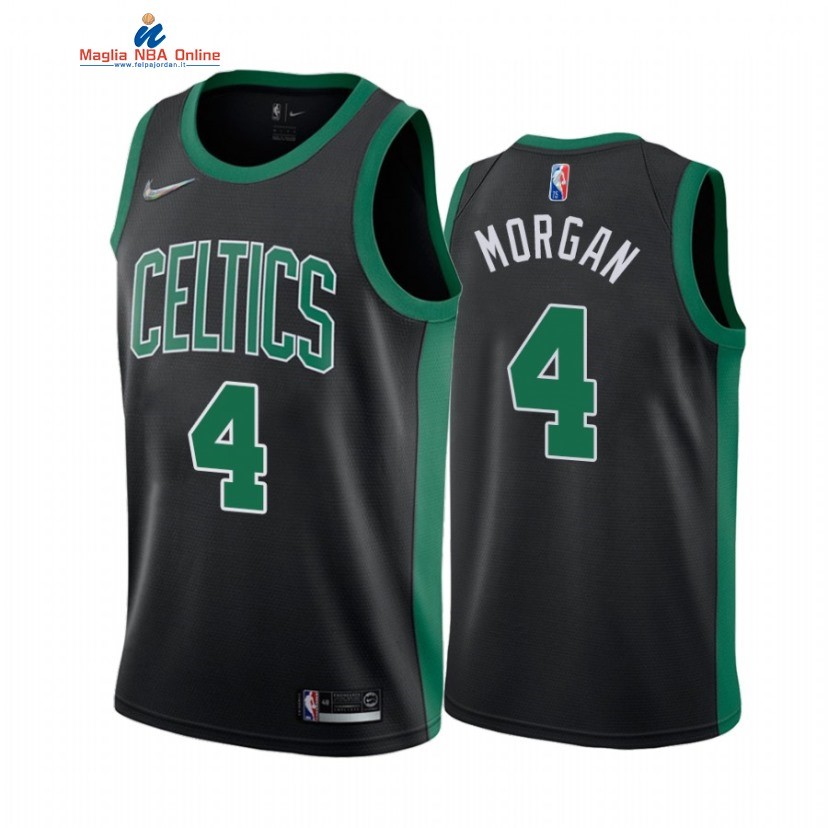 Maglia NBA Nike Boston Celtics #4 Juwan Morgan Nero Statement 2022 Acquista