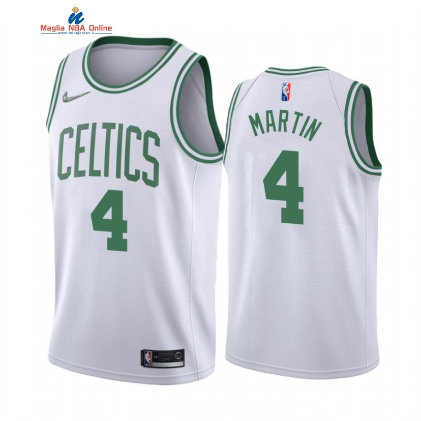 Maglia NBA Nike Boston Celtics #4 Kelan Martin Bianco Association 2022 Acquista