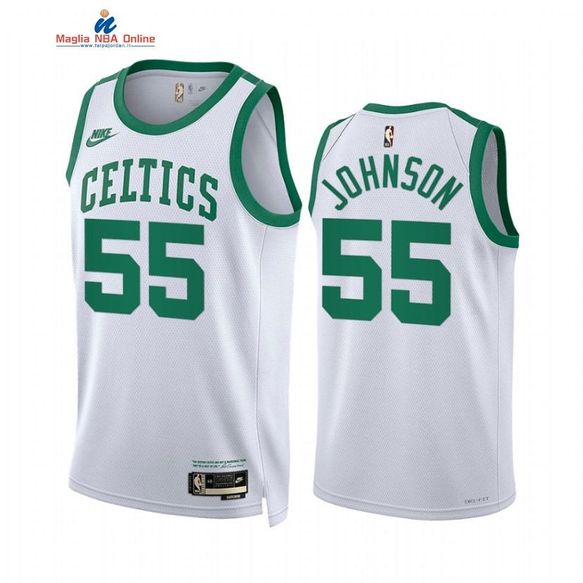 Maglia NBA Nike Boston Celtics #55 Joe Johnson Bianco Classic 2022 Acquista