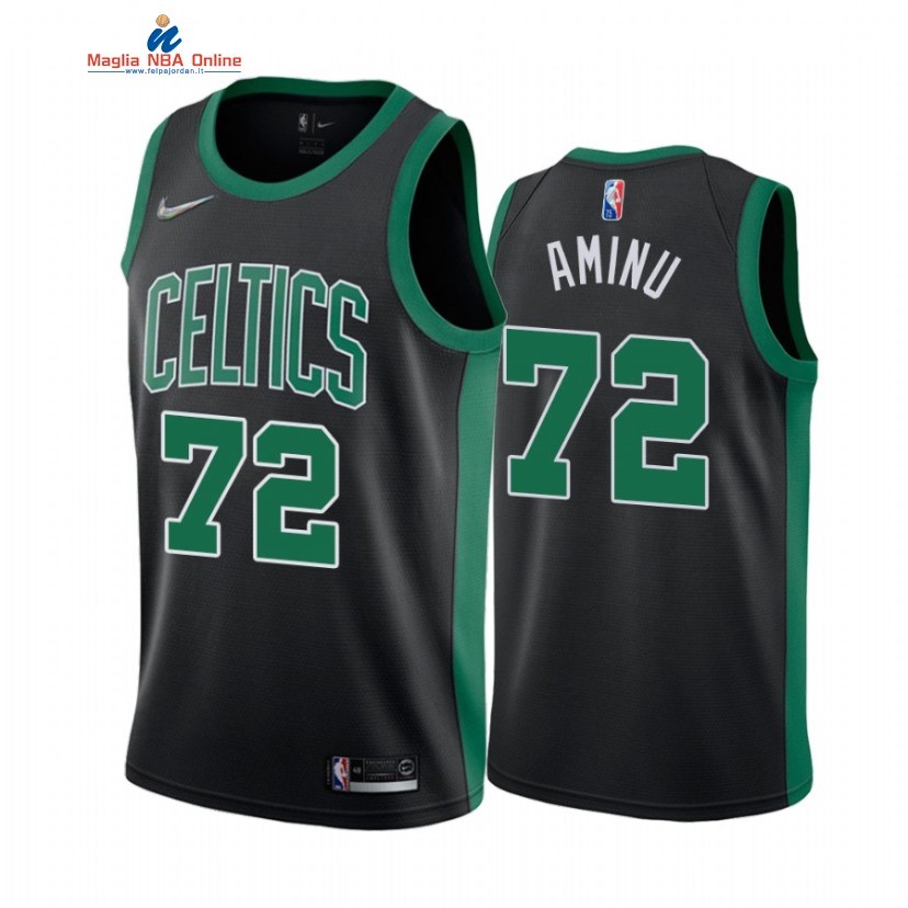 Maglia NBA Nike Boston Celtics #72 Al Farouq Aminu Nero Statement 2021-22 Acquista
