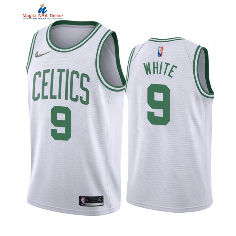 Maglia NBA Nike Boston Celtics #9 Derrick White Bianco Association 2022 Acquista