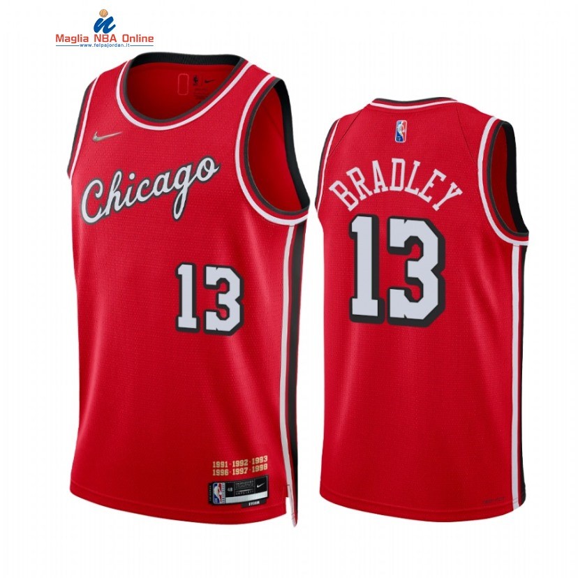 Maglia NBA Nike Chicago Bulls #13 Tony Bradley 75th Season Diamante Rosso Città 2021-22 Acquista