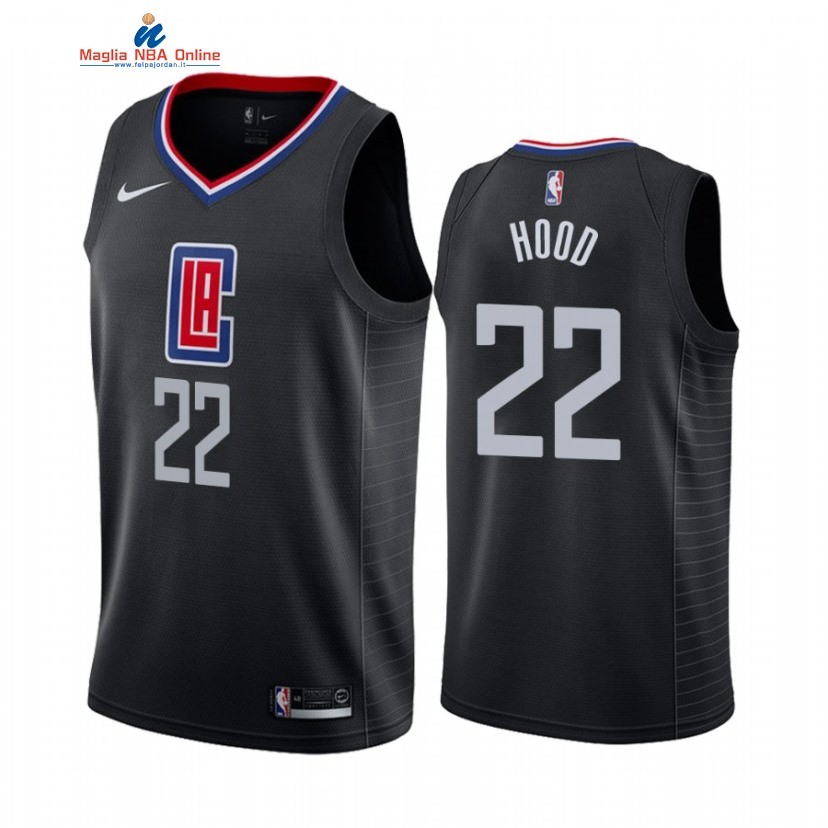 Maglia NBA Nike Los Angeles Clippers #22 Rodney Hood Nero Statement 2022 Acquista