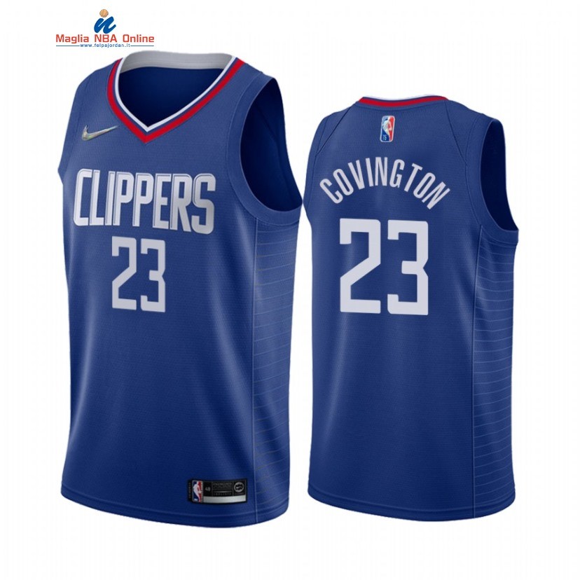 Maglia NBA Nike Los Angeles Clippers #23 Robert Covington Blu Icon 2022 Acquista
