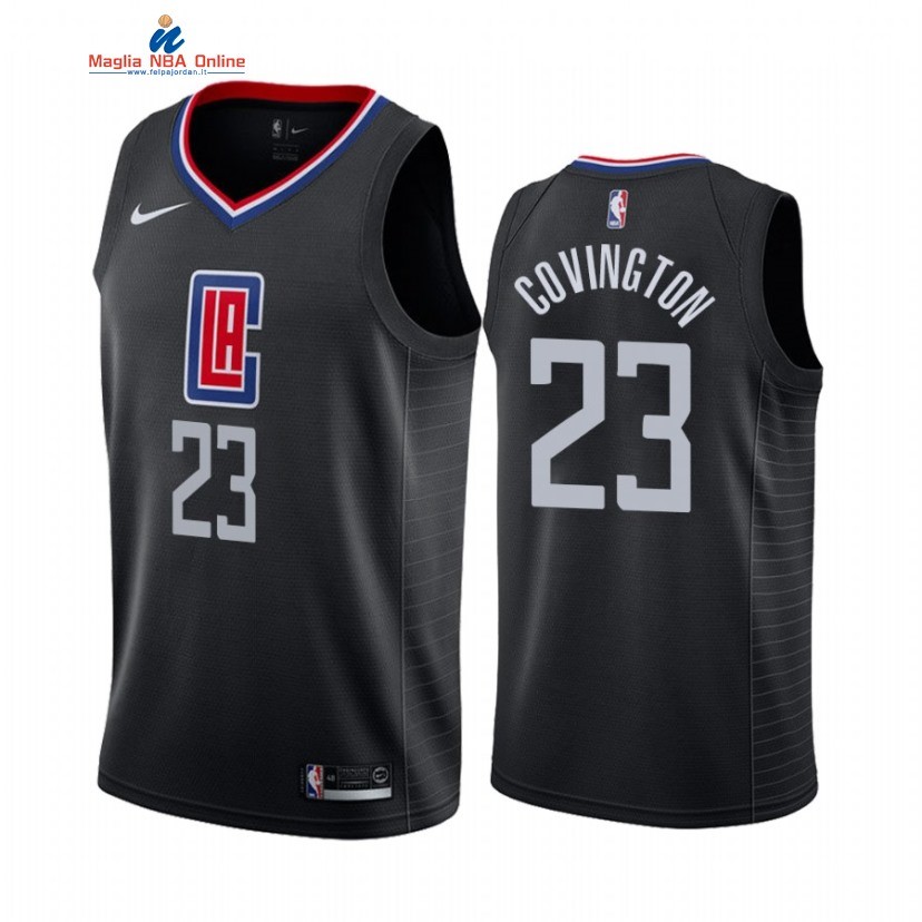 Maglia NBA Nike Los Angeles Clippers #23 Robert Covington Nero Statement 2022 Acquista