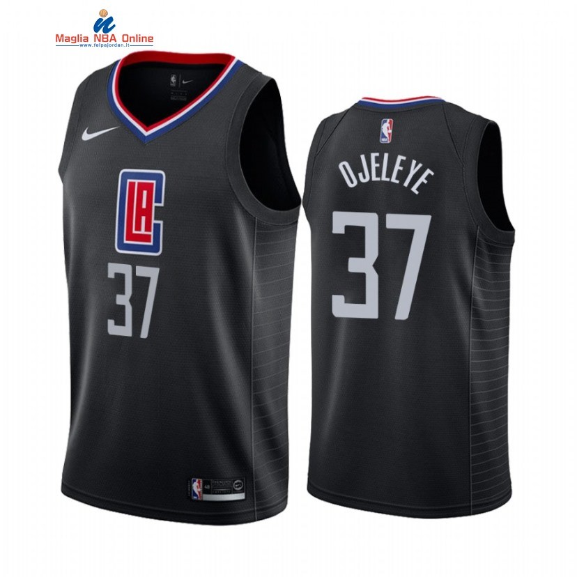 Maglia NBA Nike Los Angeles Clippers #37 Semi Ojeleye Nero Statement 2022 Acquista