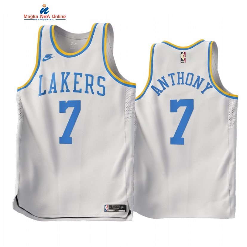 Maglia NBA Nike Los Angeles Lakers #7 Carmelo Anthony Bianco Classic 2022-23 Acquista