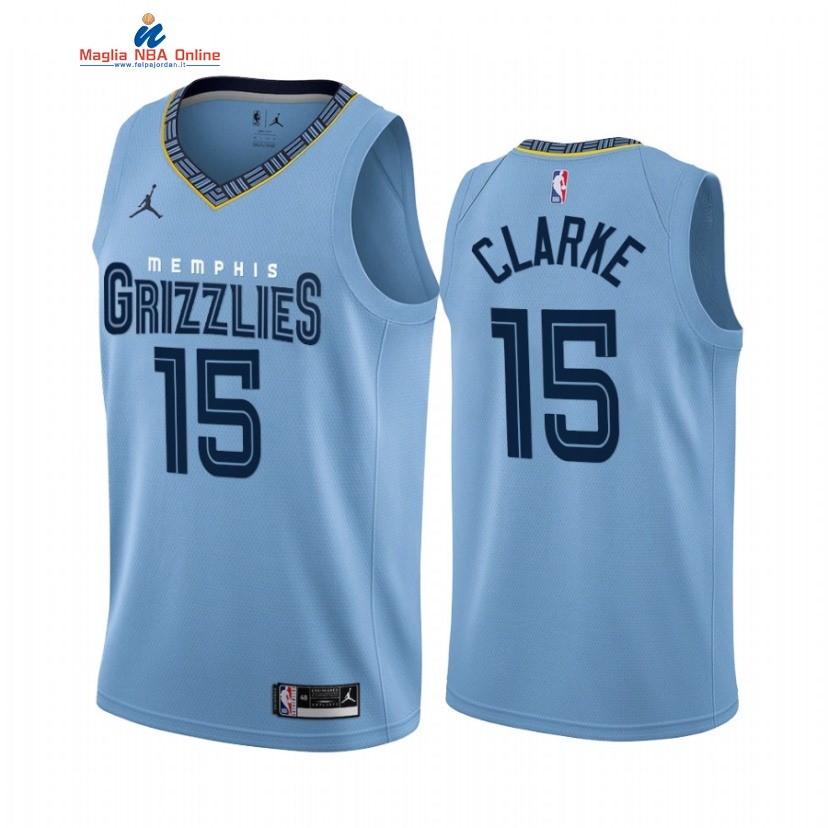 Maglia NBA Nike Memphis Grizzlies #15 Brandon Clarke Blu Statement 2022 Acquista