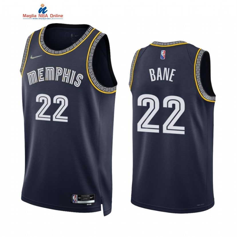 Maglia NBA Nike Memphis Grizzlies #22 Desmond Bane 75th Marino 2021-22 Acquista