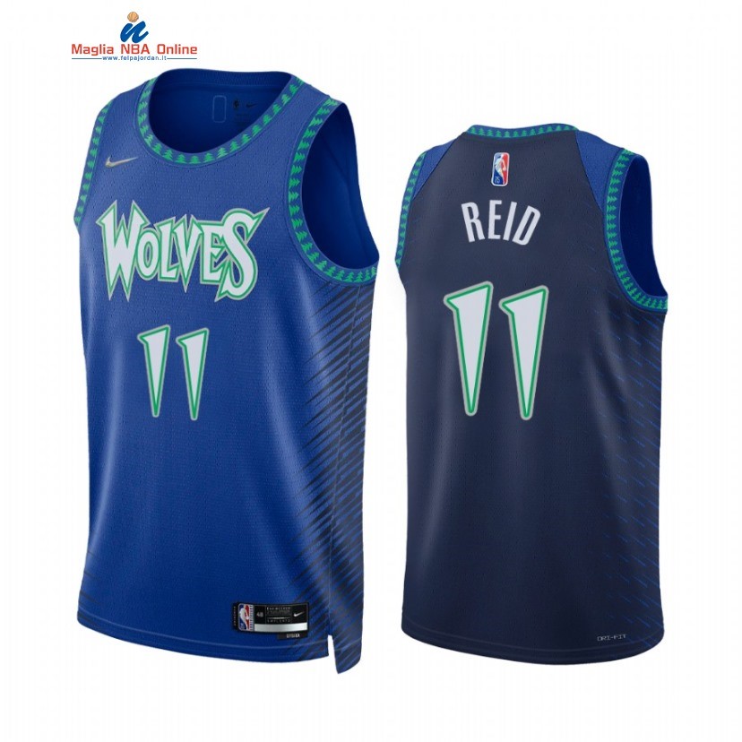 Maglia NBA Nike Minnesota Timberwolvs #11 Naz Reid 75th Diamante Reale 2021-22 Acquista