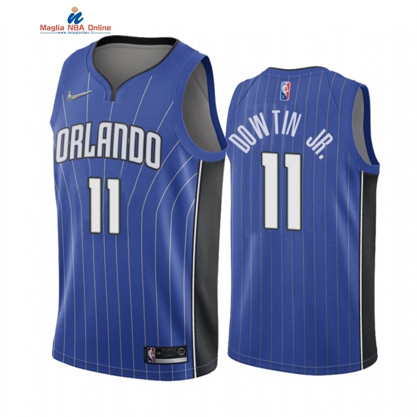 Maglia NBA Nike Orlando Magic #11 Jeff Dowtin Jr. Blu Icon 2022 Acquista