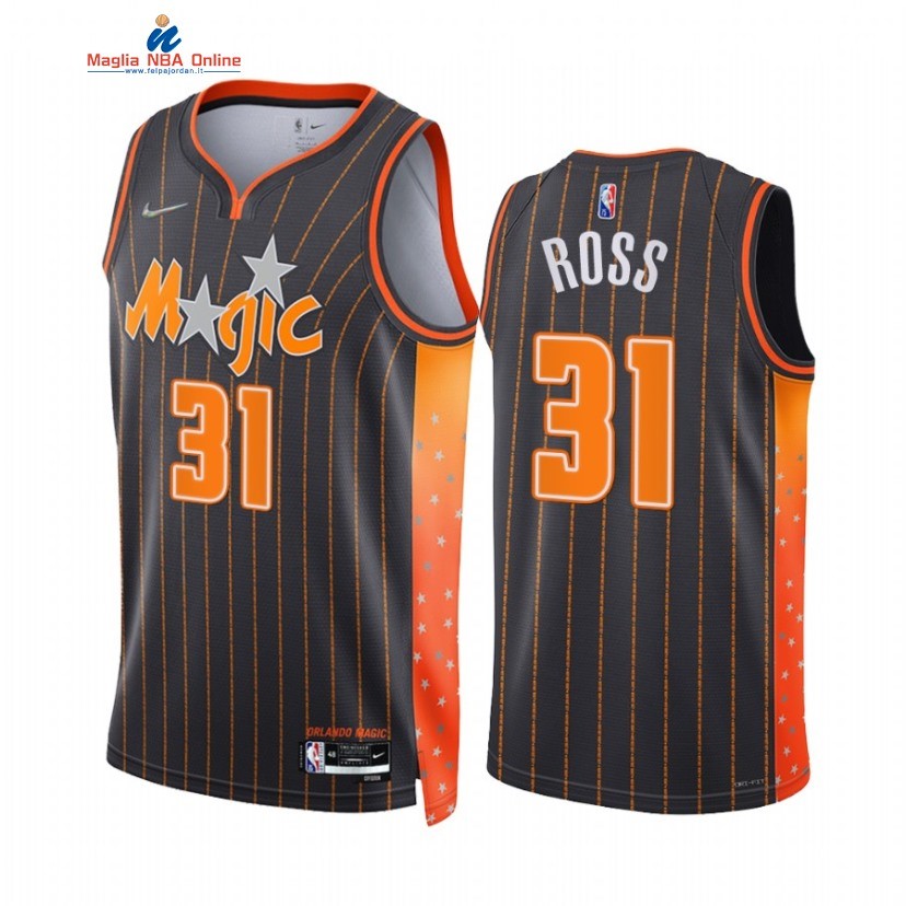 Maglia NBA Nike Orlando Magic #31 Terrence Ross 75th Nero Città 2021-22 Acquista