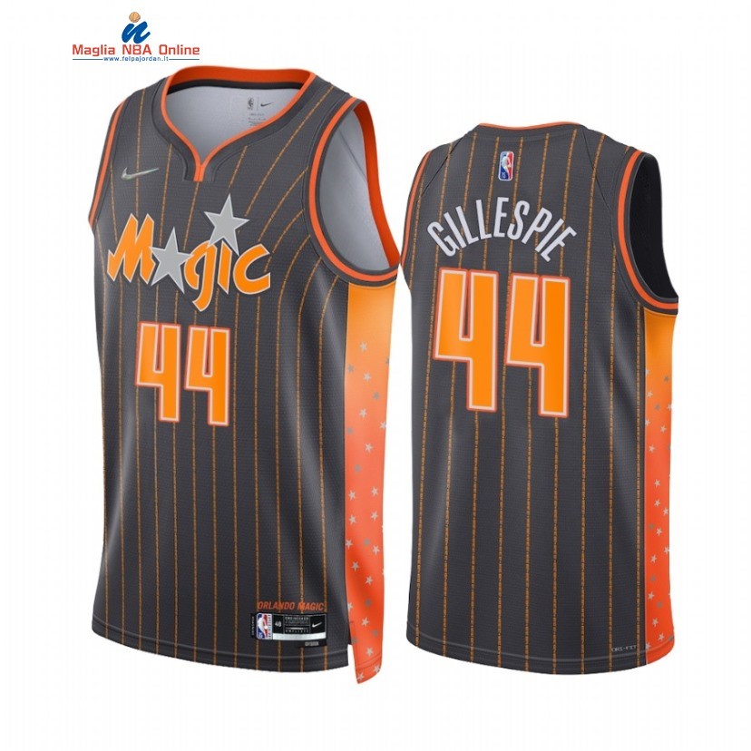 Maglia NBA Nike Orlando Magic #44 Freddie Gillespie 75th Nero Città 2021-22 Acquista