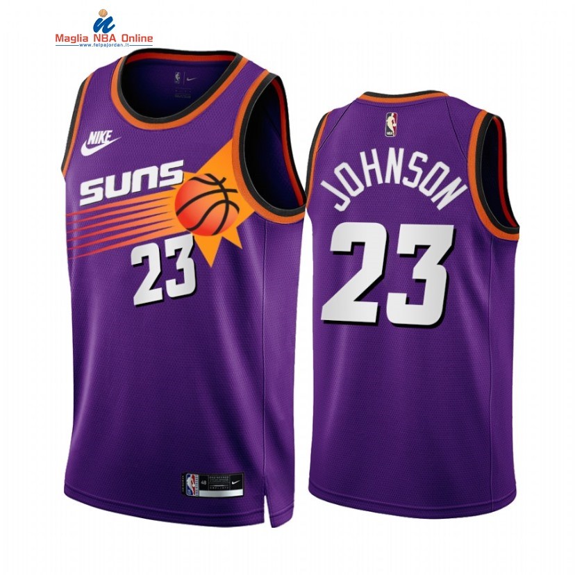 Maglia NBA Nike Phoenix Suns #23 Cameron Johnson Porpora Classic 2022-23 Acquista