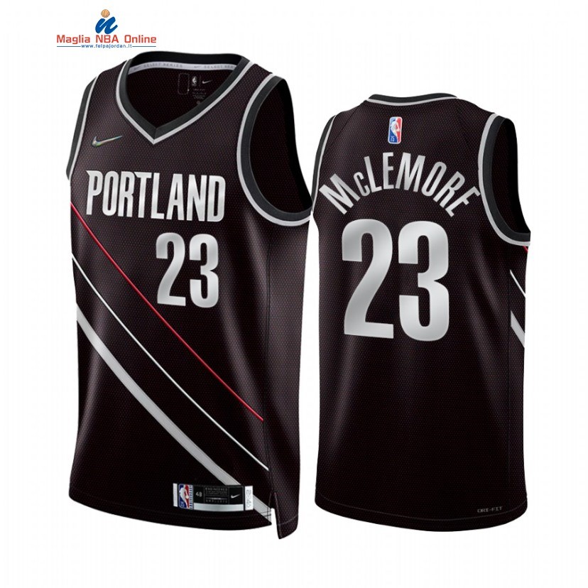 Maglia NBA Nike Portland Trail Blazers #23 Ben McLemore Select Series Nero 2022. Acquista