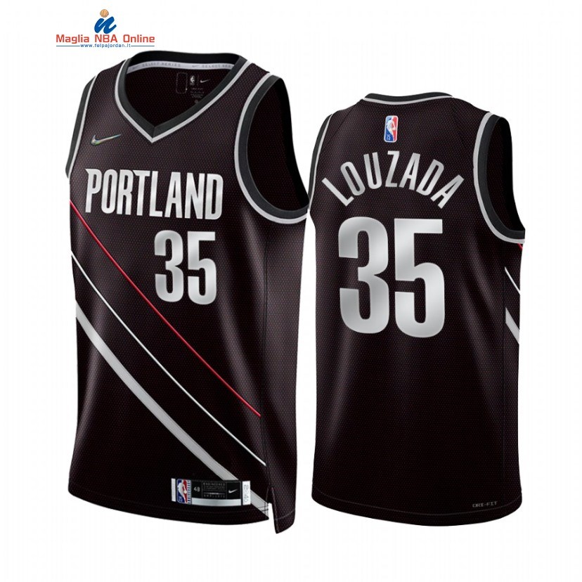 Maglia NBA Nike Portland Trail Blazers #35 Didi Louzada Select Series Nero 2022. Acquista