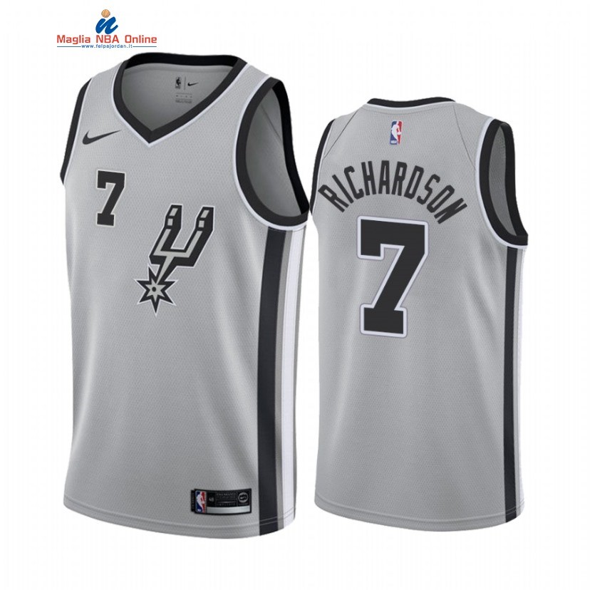 Maglia NBA Nike San Antonio Spurs #7 Josh Richardson Grigio Statement 2022 Acquista