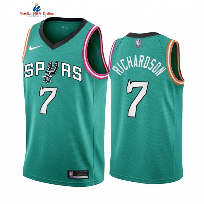 Maglia NBA Nike San Antonio Spurs #7 Josh Richardson Teal Città 2022-23 Acquista