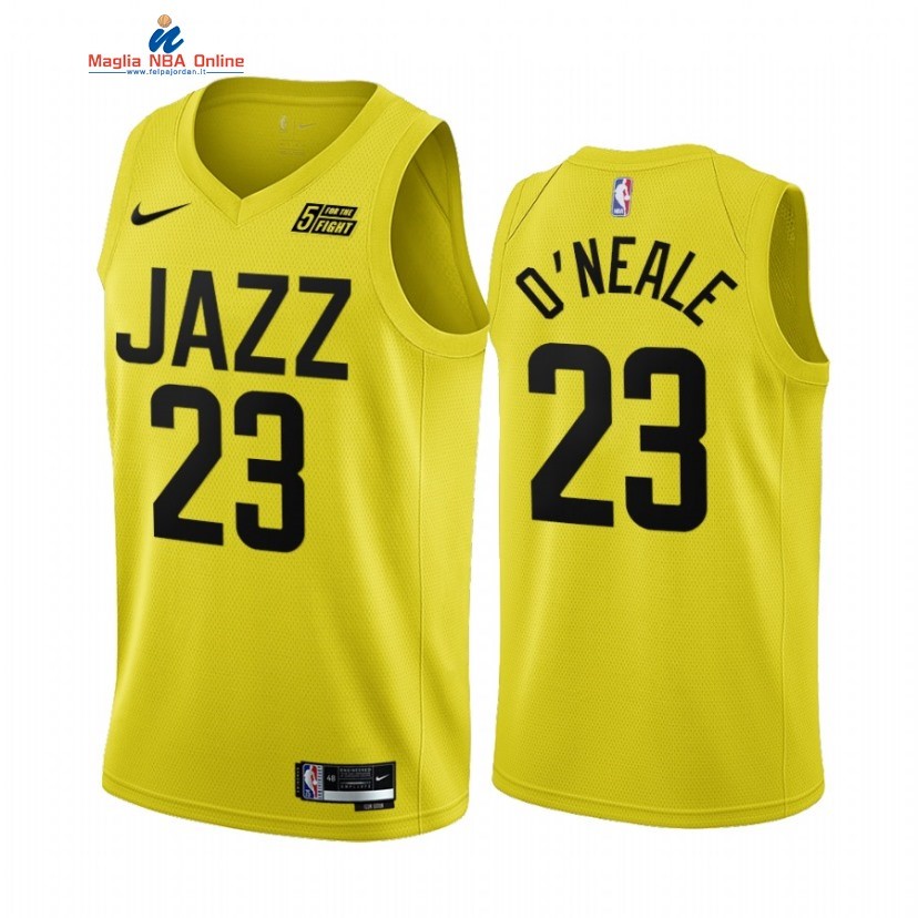 Maglia NBA Nike Utah Jazz #23 Royce O'Neale Giallo Icon 2022-23 Acquista