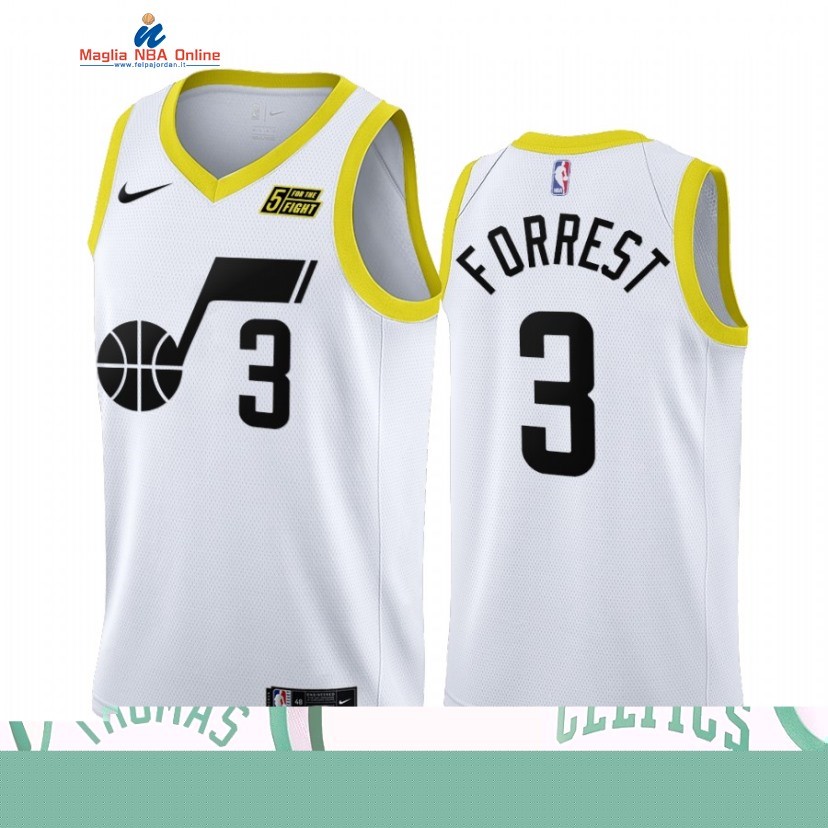 Maglia NBA Nike Utah Jazz #3 Trent Forrest Bianco Association 2022-23 Acquista