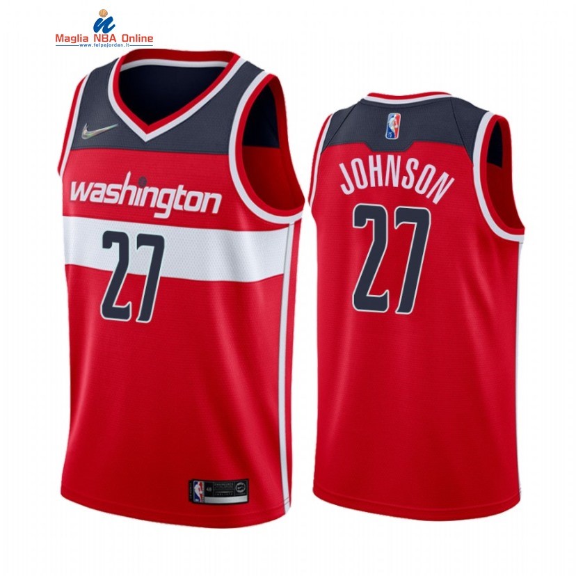 Maglia NBA Nike Washington Wizards #27 Alize Johnson 75th Rosso Icon 2021-22 Acquista