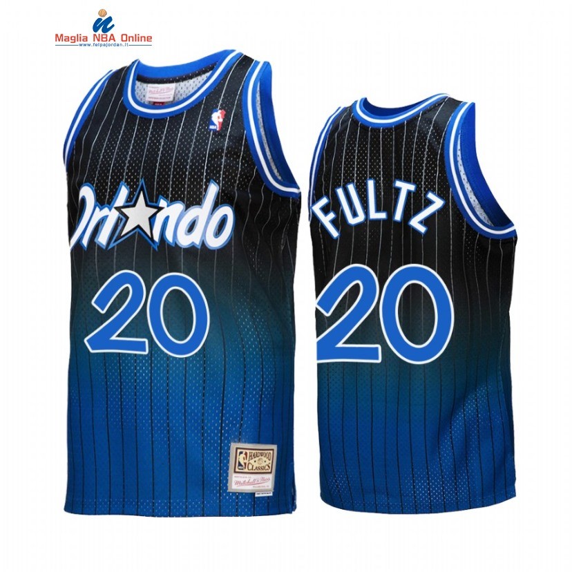 Maglia NBA Orlando Magic #20 Markelle Fultz Fadeaway Reale Nero Hardwood Classics 2022-23 Acquista
