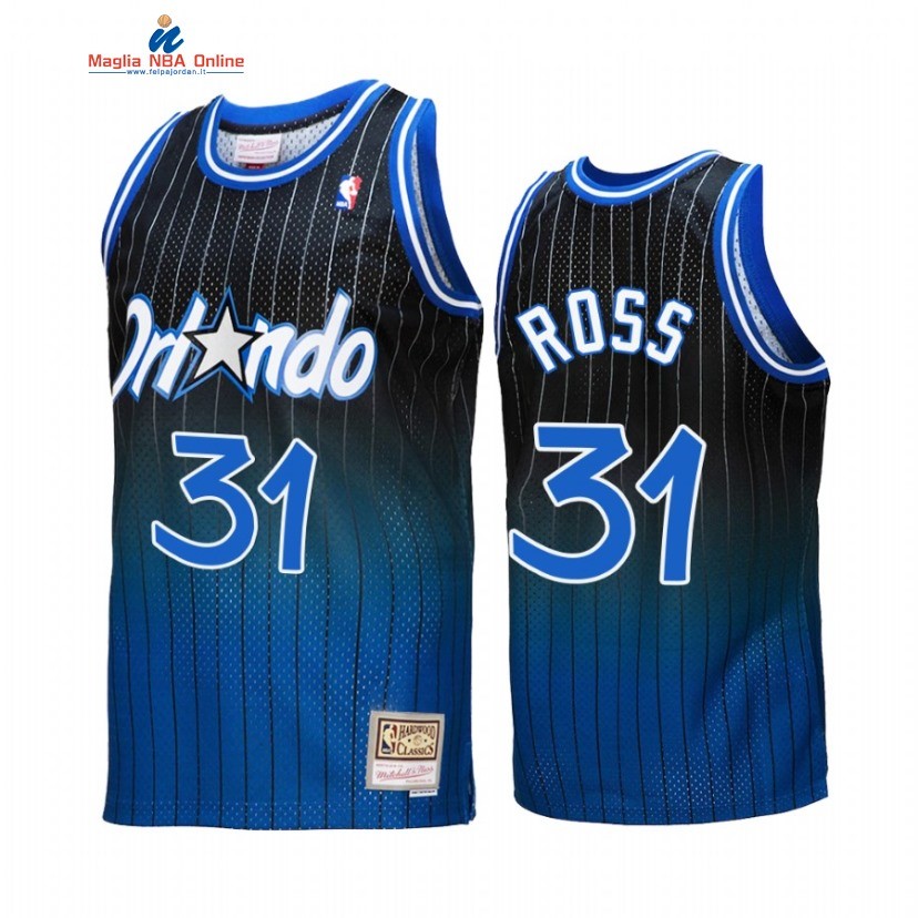 Maglia NBA Orlando Magic #31 Terrence Ross Fadeaway Reale Nero Hardwood Classics 2022-23 Acquista