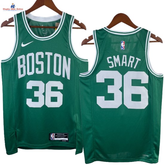 Acquista Maglia NBA Nike Boston Celtics #36 Marcus Smart Verde Icon 2023-24