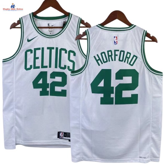 Acquista Maglia NBA Nike Boston Celtics #42 Al Horford Bianco Association 2023-24