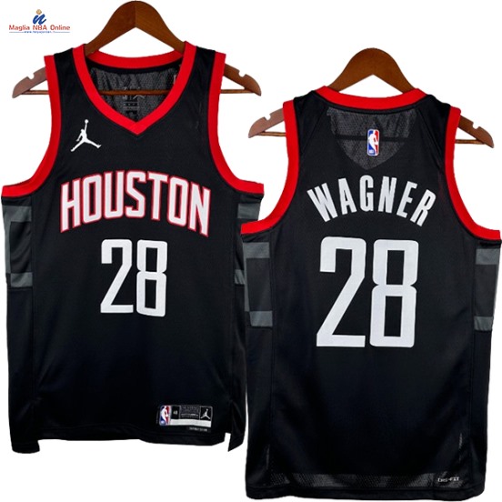 Acquista Maglia NBA Nike Houston Rockets #28 Alperen Sengun Nero Statement 2024-25