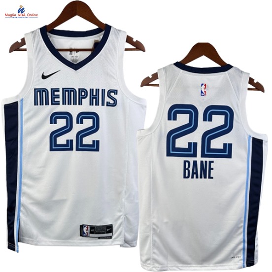 Acquista Maglia NBA Nike Memphis Grizzlies #22 Desmond Bane Bianco Association 2023-24