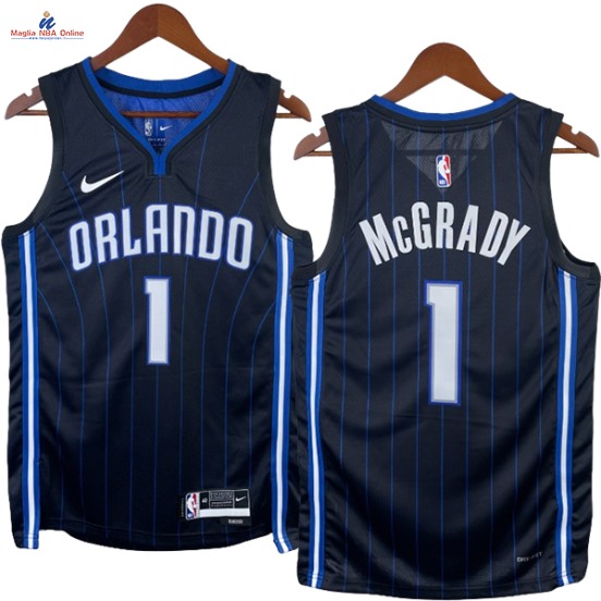 Acquista Maglia NBA Nike Orlando Magic #1 Tracy McGrady Blu Marino Icon 2023-24