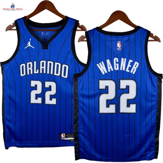 Acquista Maglia NBA Nike Orlando Magic #22 Franz Wagner Blu Statement 2023-24
