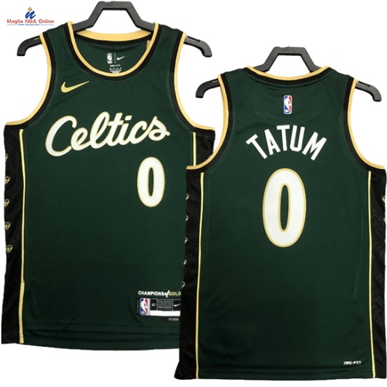 Acquista Maglia NBA Nike Phoenix Suns #0 Jayson Tatum Verde Città 2023-24