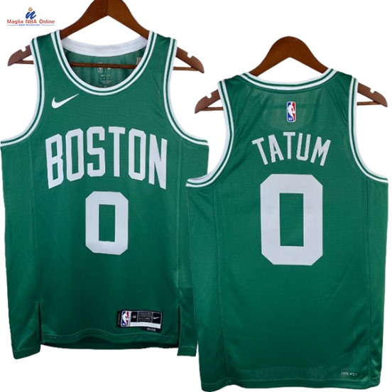 Acquista Maglia NBA Nike Phoenix Suns #0 Jayson Tatum Verde Icon 2023-24