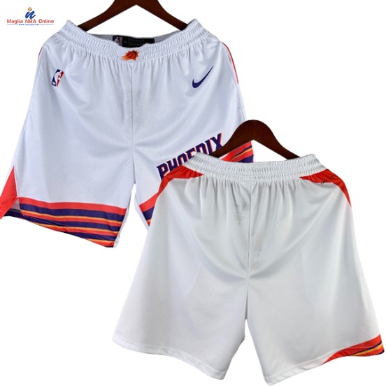 Acquista Pantaloni NBA Phoenix Suns Bianco Association 2024-25