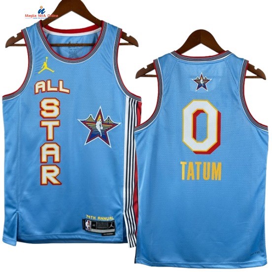 Acquista Maglia NBA 2025 All Star 0# Jayson Tatum Blu